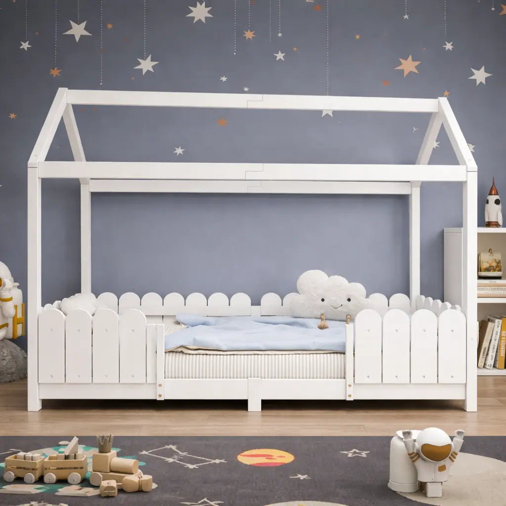 Lit cabane 1 place - 90 x 200 cm Maison Rêves   Maison Rêves