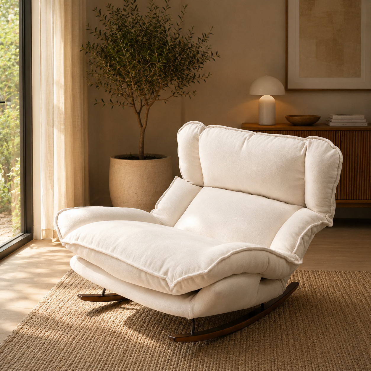 LAGUNE | Rocking-Chair Moelleux et Inclinable Maison Rêves   Maison Rêves