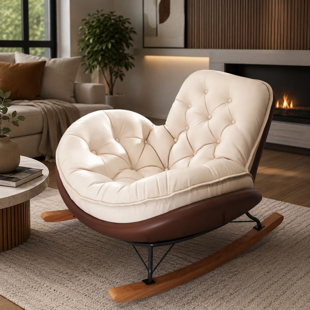 MOON | Rocking Chair Cocon Ultra Moelleux Maison Rêves   Maison Rêves