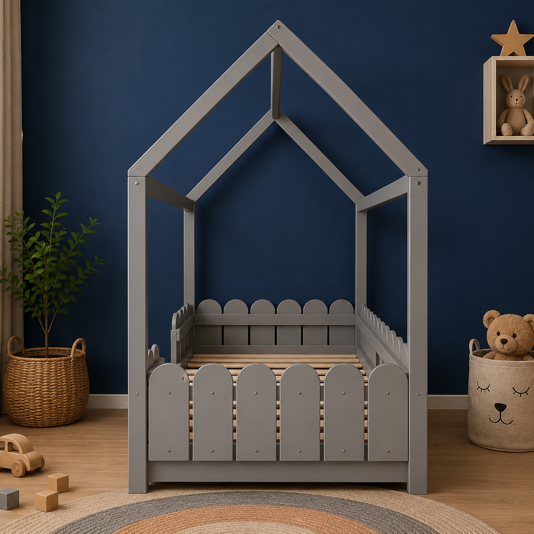 Lit Cabane Enfant avec Barrières de Sécurité Maison Rêves   Maison Rêves