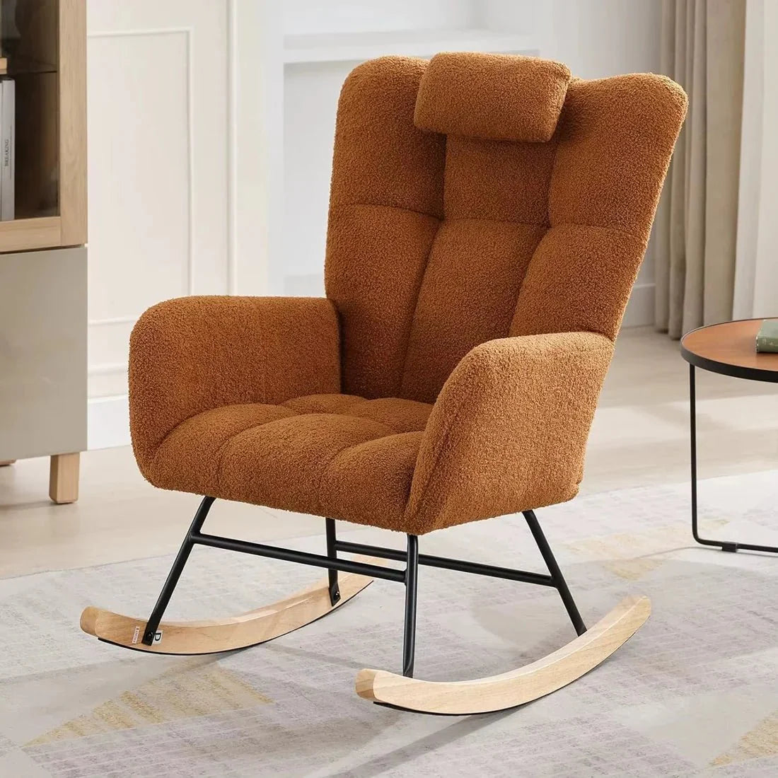 ROVKA - Rocking Chair Teddy Confortable - Oscille