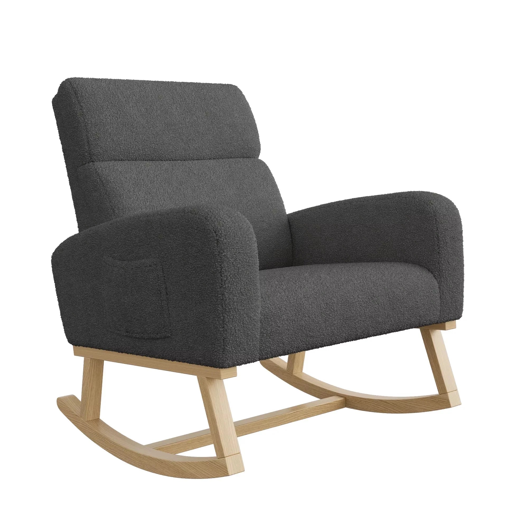 FLOVRA - Rocking Chair Teddy Dossier Haut Oscille   Maison Rêves