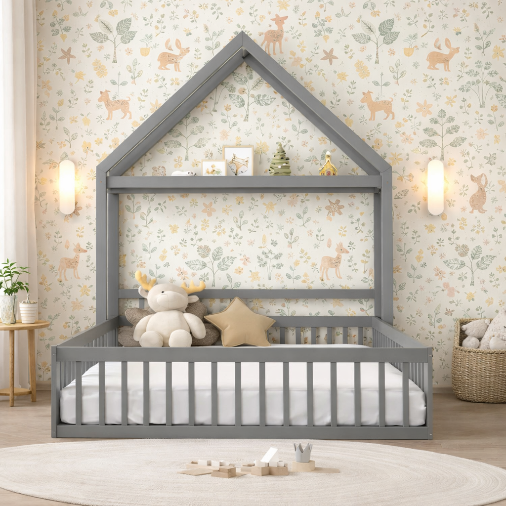 Lit cabane 1 place - 140 X 200 cm