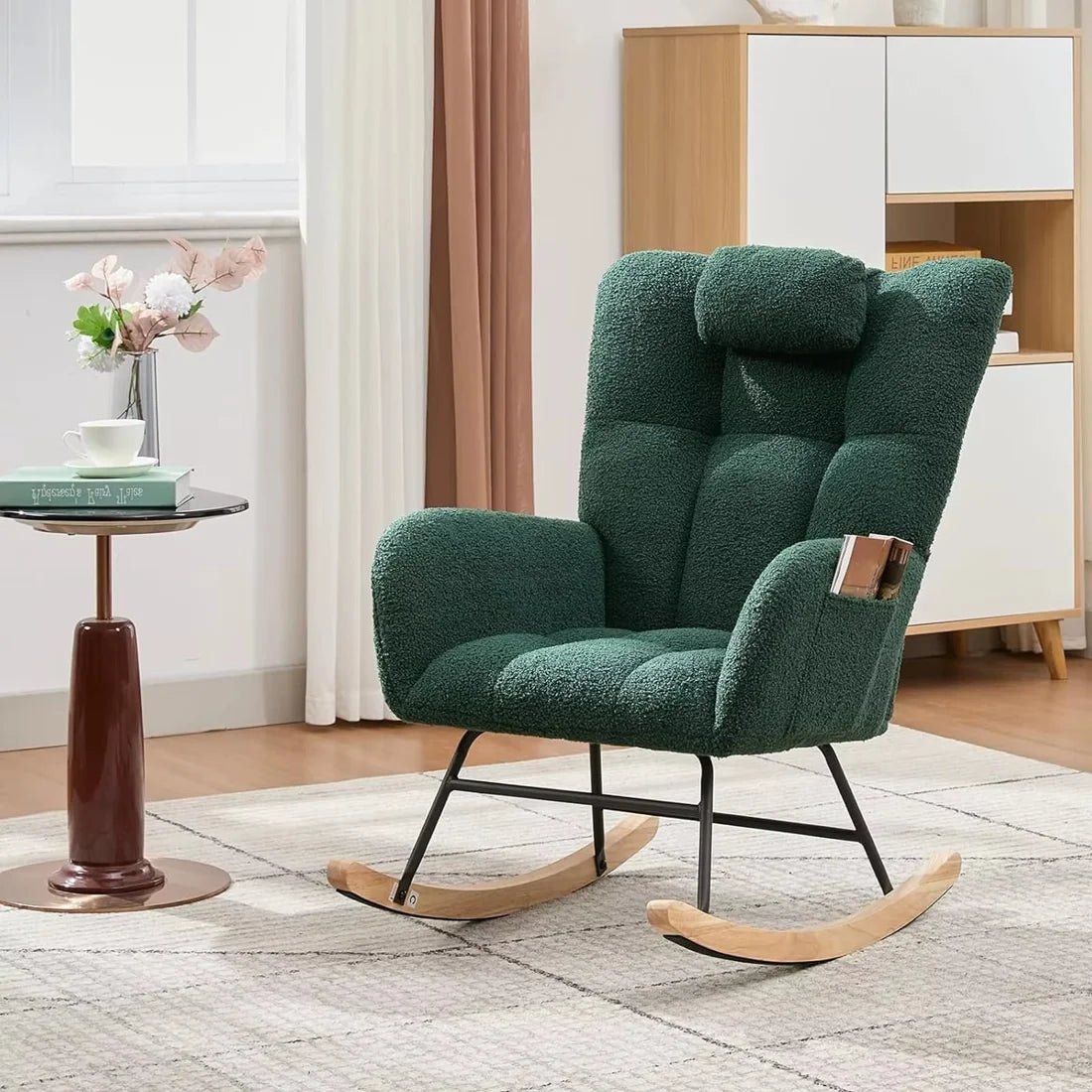 ROVKA - Rocking Chair Teddy Confortable Oscille   Maison Rêves