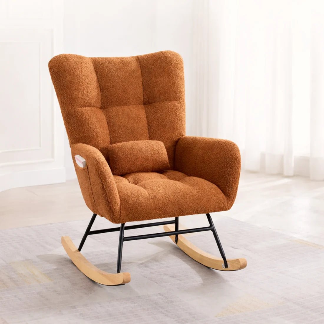ROVKA - Rocking Chair Teddy Confortable Oscille   Maison Rêves