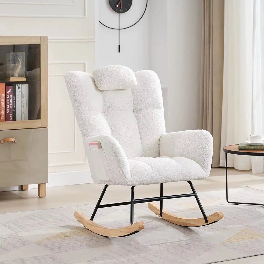 ROVKA - Rocking Chair Teddy Confortable Oscille   Maison Rêves