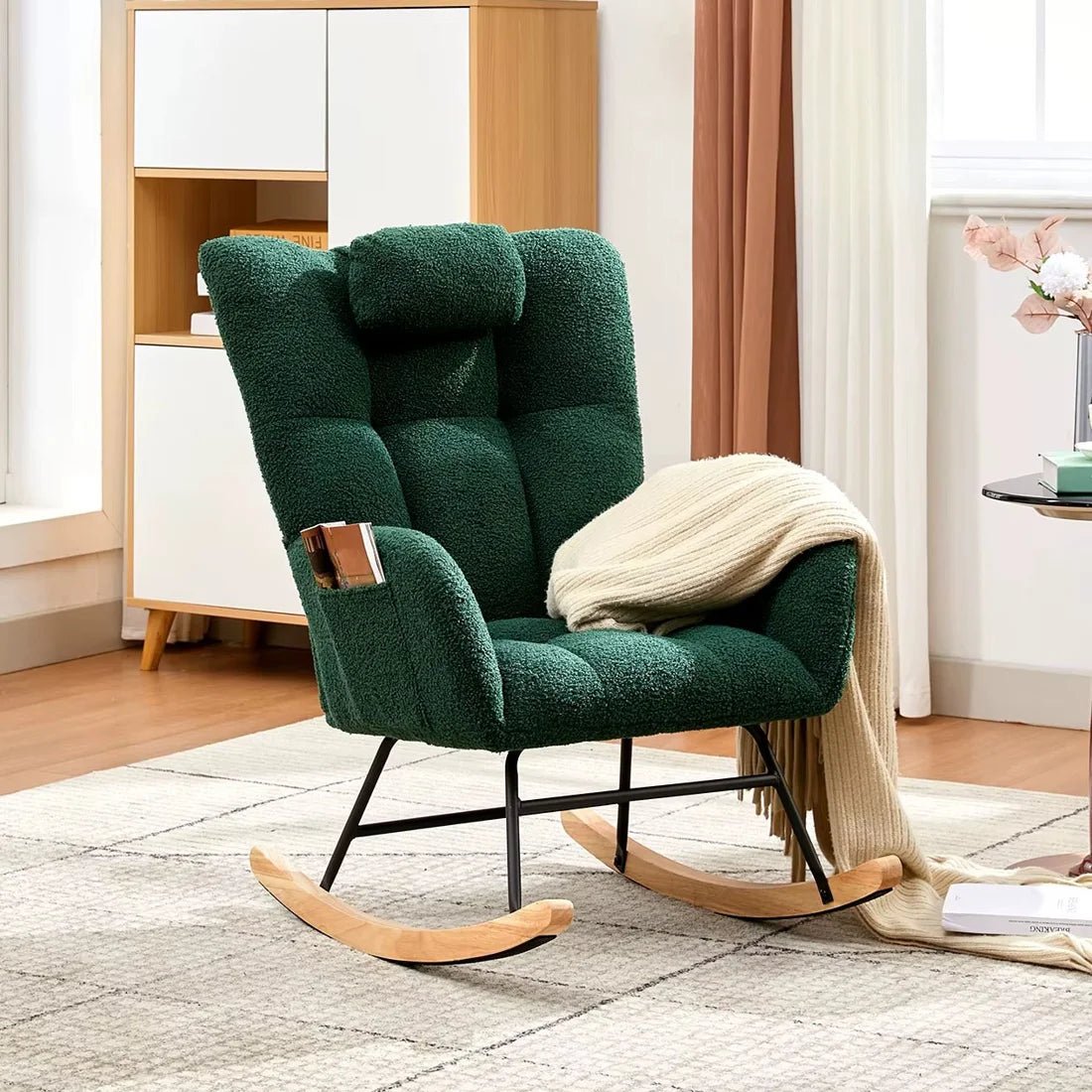 ROVKA - Rocking Chair Teddy Confortable Oscille   Maison Rêves